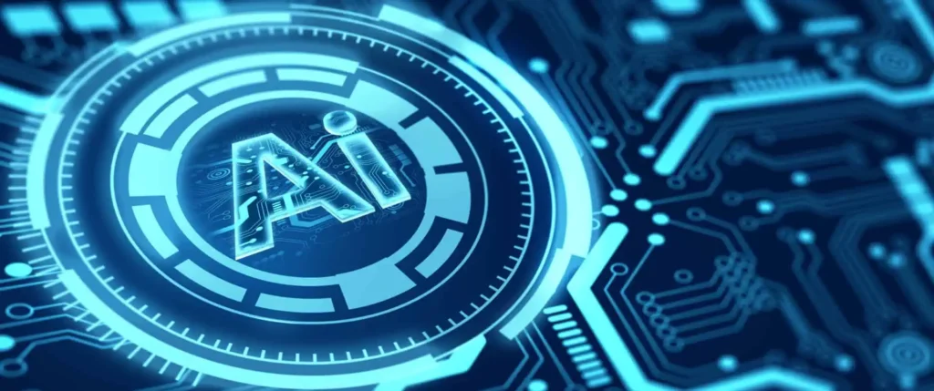 vecteezy ai chipset on computer circuit board ai cpu concept 3d 6572460